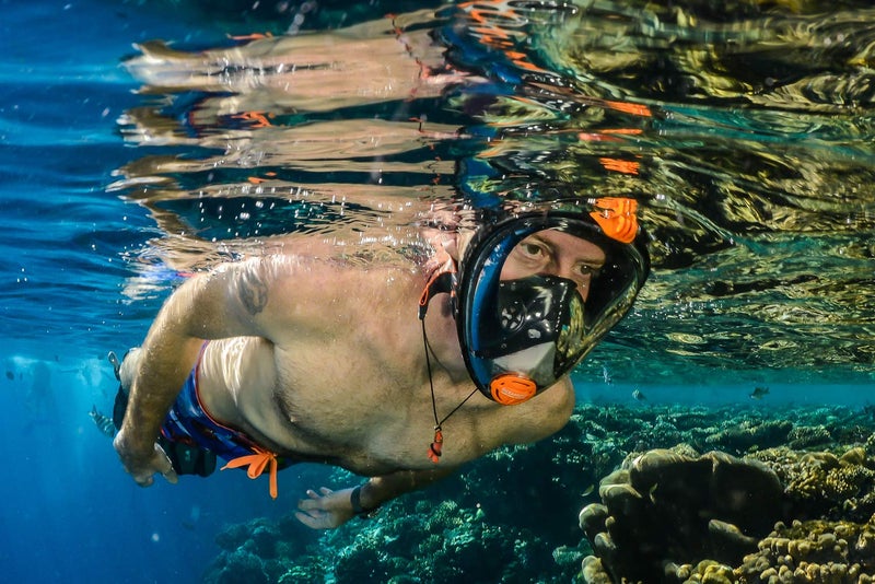 OCEANREEF Ocean Reef ARIA Classic - Full Face Snorkeling Mask, Color: Black, Size: L/XL (OR018025) - Image 3